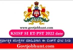 KSISF SI ET-PST 2022 date